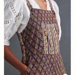 Anthropologie Embroidered Wide-Leg Jumpsuit